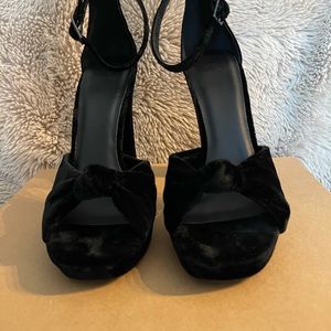 Joie Velvet d’osay sandals